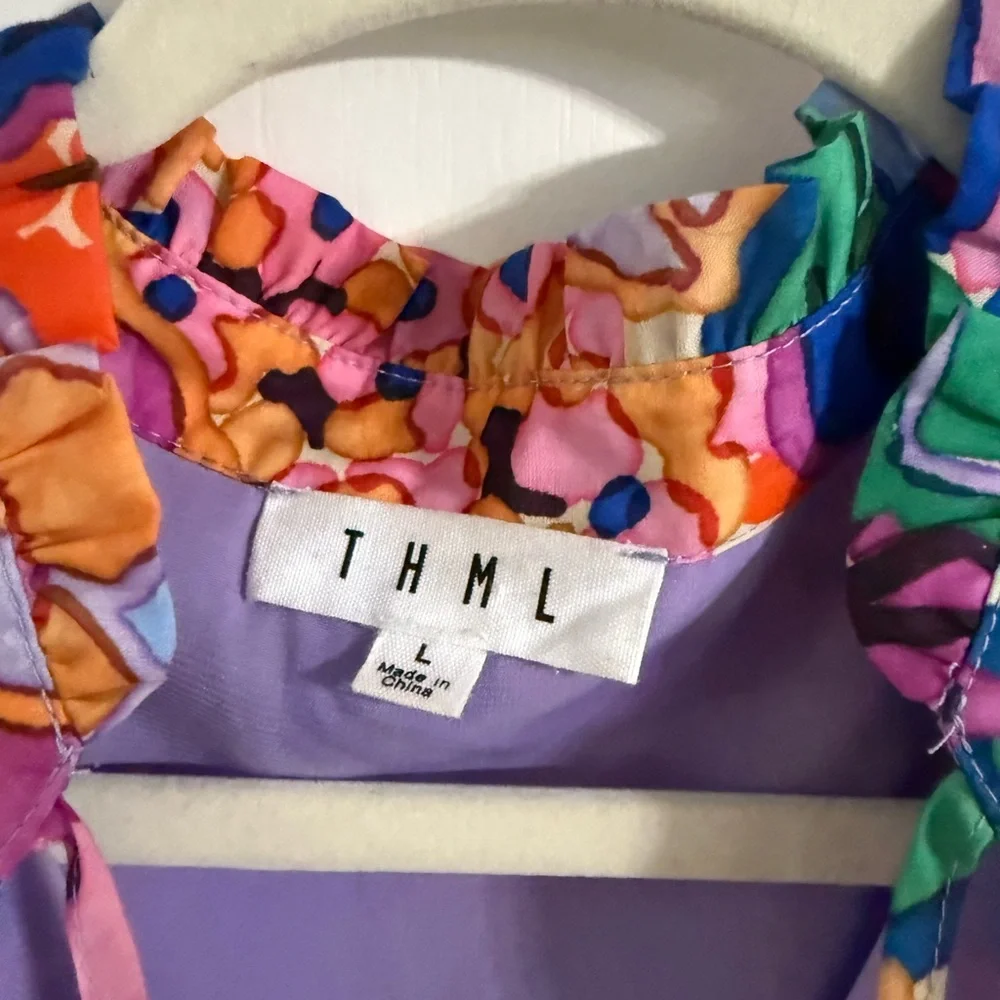 THML Multicolor Ruffled Top - Picture 2 of 3